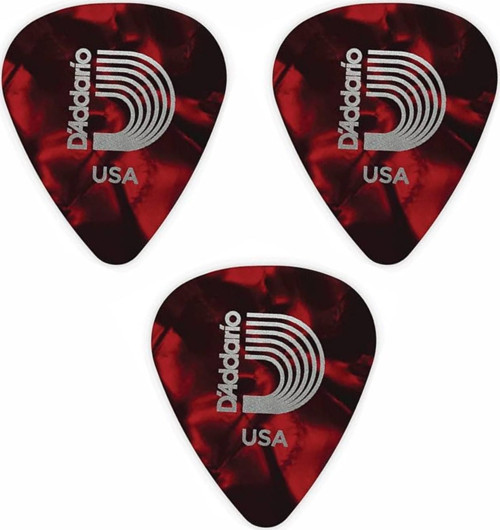 1CAP6RD Gitar Penası 3 Adet 1 mm. Heavy (Kırmızı)