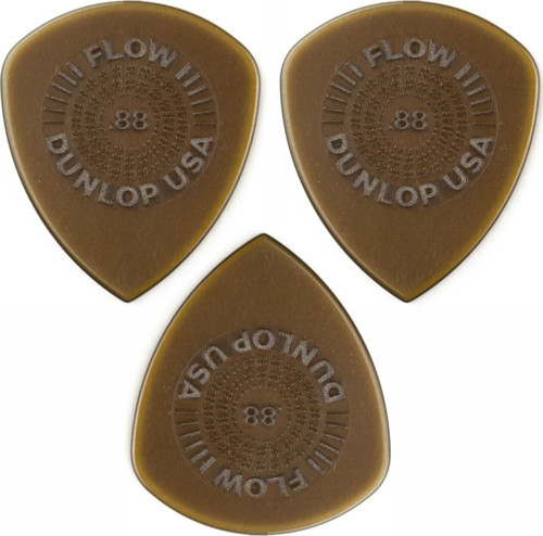 Jim Dunlop 549P.88 Gitar Penası 3 Adet Flow Standard Pena (0.88 mm)