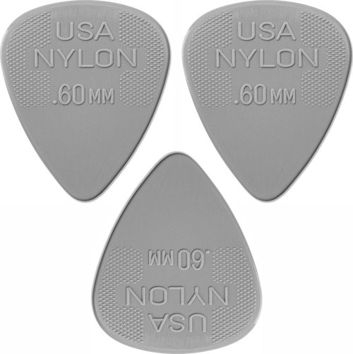 Jim Dunlop 44R.60 3 Adet Gitar Penası 0,60 mm Nylon