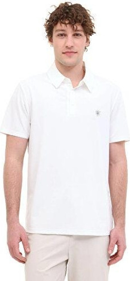 5M Mb Girt 12P23001 5Fx Erkek Günlük Polo Yaka Tişört 101983480 Beyaz