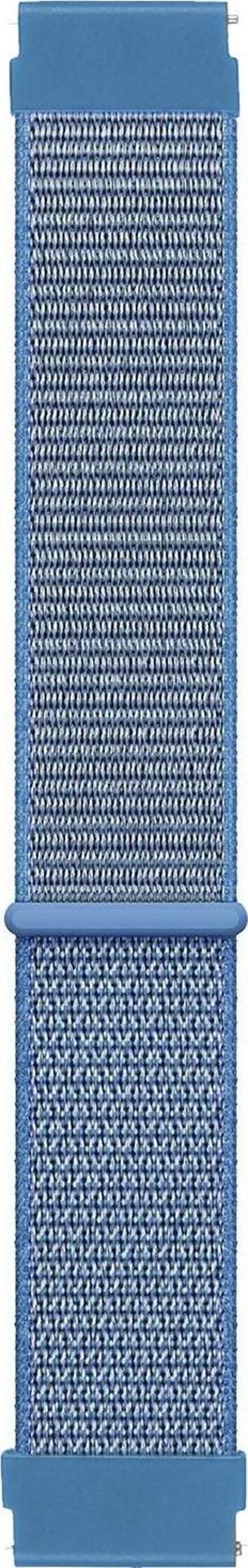 Amazfit GTS 2 42mm Hasırlı Kordon Woven Sport Loop Mavi