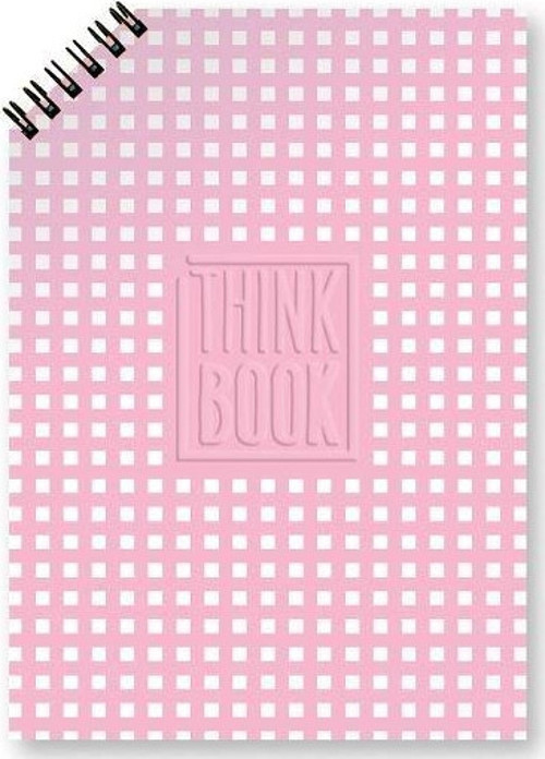 Bloknot Renkli Köşe Spiralli Defter Pembe