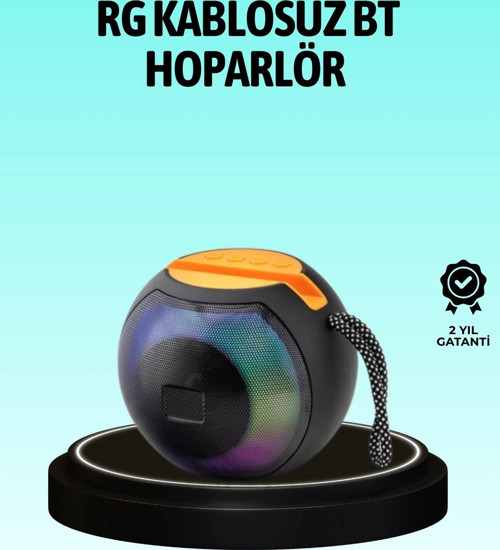 8 Saat Çalma Süreli Taşınabilir Bluetooth Hoparlör