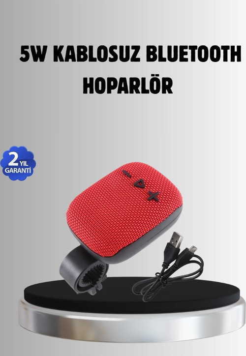 Taşınabilir Bluetooth Hoparlör – 5W Güçlü Ses TWS ve FM Radyo Özellikli