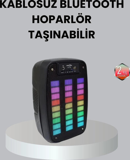 Kablosuz Bluetooth Müzik Cihazı – 2 Saat Batarya Süresi Şık ve Taşınabilir