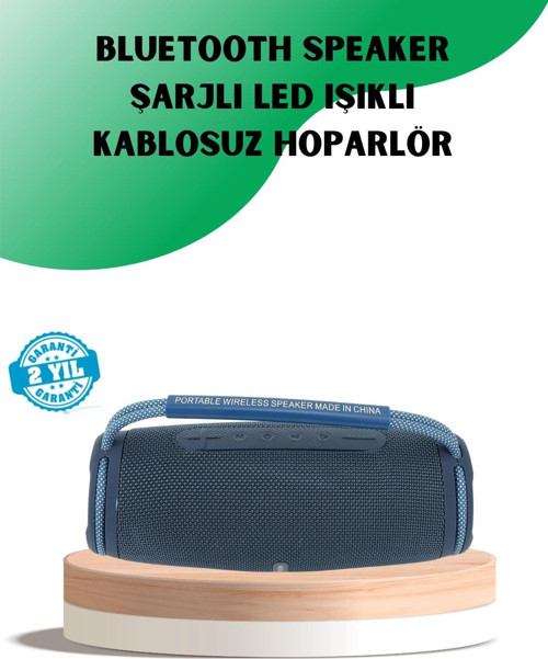 Dış Mekan Uyumlu IPX5 Suya Dayanıklı Kablosuz Hoparlör