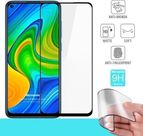 Xiaomi Redmi Note 9 Seramik Matte Flexible Ekran Koruyucu Siyah