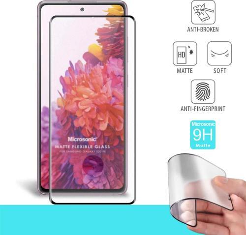 Samsung Galaxy S20 FE Seramik Matte Flexible Ekran Koruyucu Siyah