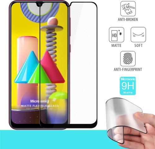 Samsung Galaxy M31 Seramik Matte Flexible Ekran Koruyucu Siyah