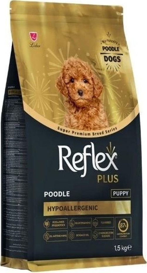 Reflex Plus Poodle Hypoallergenic Tavuklu Yavru Köpek Maması 1.5 Kg