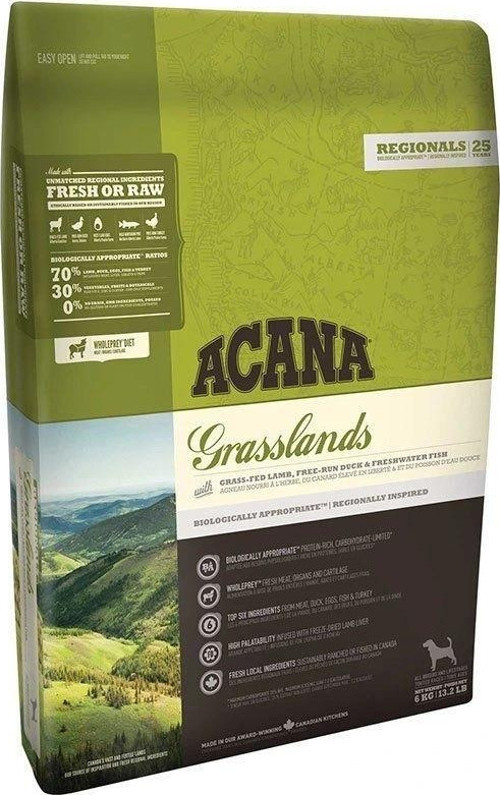 Acana Grasslands Tahılsız Kuzu Etli ve Sebzeli Yetişkin Köpek Maması 2 Kg