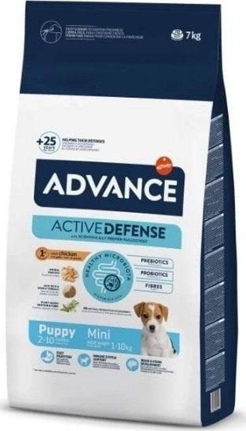 Advance Puppy Mini Tavuklu Küçük Irk Yavru Köpek Maması 7 Kg