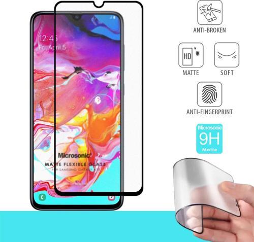 Samsung Galaxy A70 Seramik Matte Flexible Ekran Koruyucu Siyah