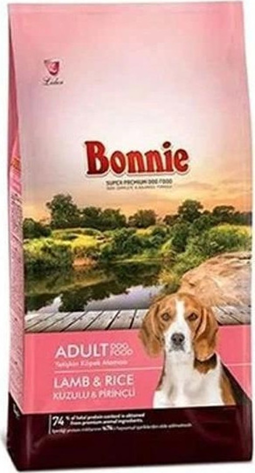Bonnie Adult Kuzulu ve Pirinçli Yetişkin Köpek Maması 15 Kg