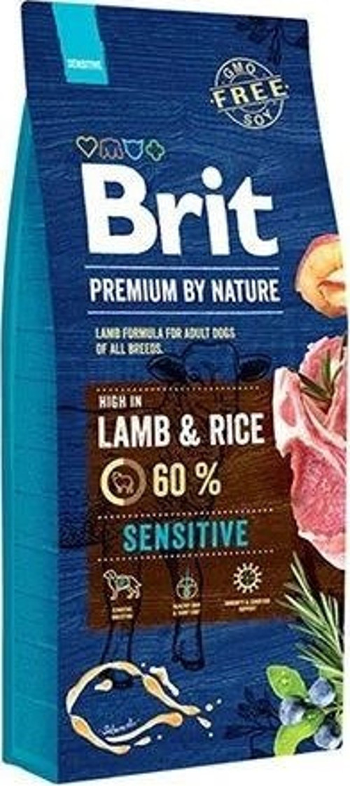 Brit Premium Nature Sensitive Kuzulu Yetişkin Köpek Maması 15 Kg