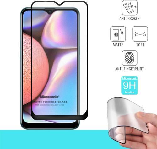 Samsung Galaxy A10s Seramik Matte Flexible Ekran Koruyucu Siyah