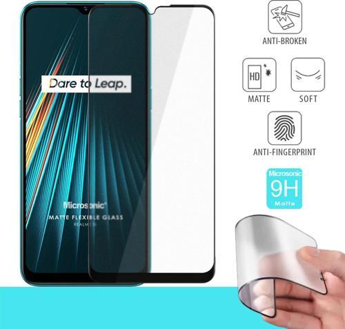 Realme 5i Seramik Matte Flexible Ekran Koruyucu Siyah