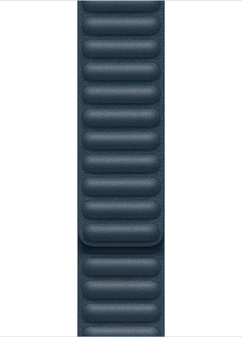 Apple Watch Series 7 41mm Kordon Leather Link Band Lacivert