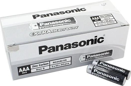 Panasonic Manganez İnce Kalem Aaa Pil 60'lı Paket