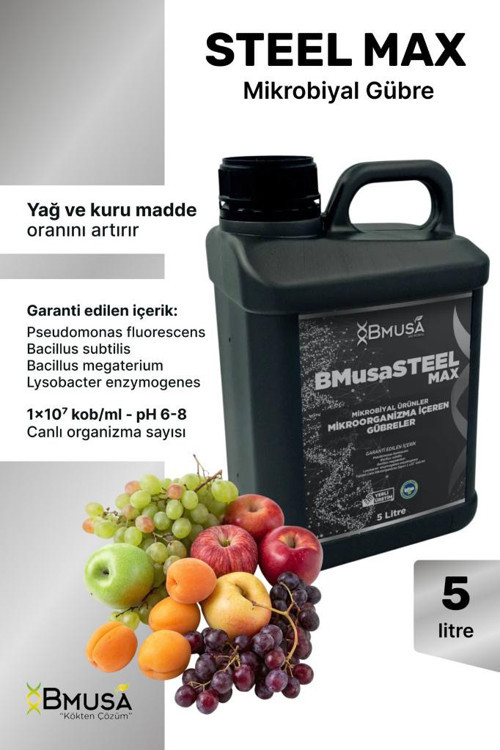 Steel Max 5 Lt Mikrobiyal Gübre