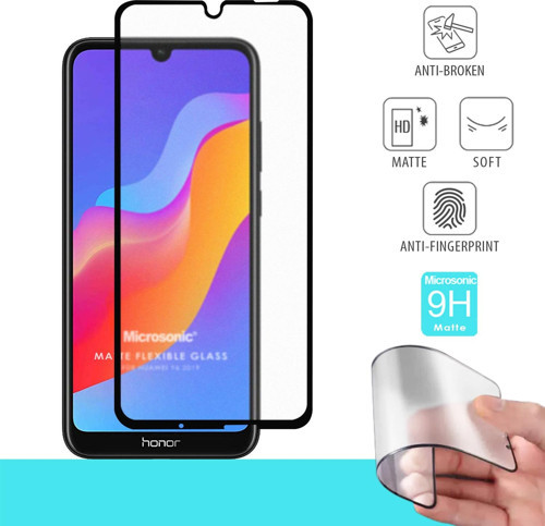 Huawei Honor 8A Seramik Matte Flexible Ekran Koruyucu Siyah