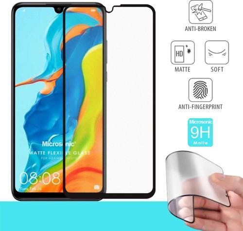 Huawei P30 Lite Seramik Matte Flexible Ekran Koruyucu Siyah