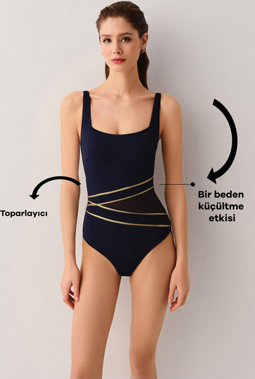 Biyeli Korseli Toparlayıcı Mayo