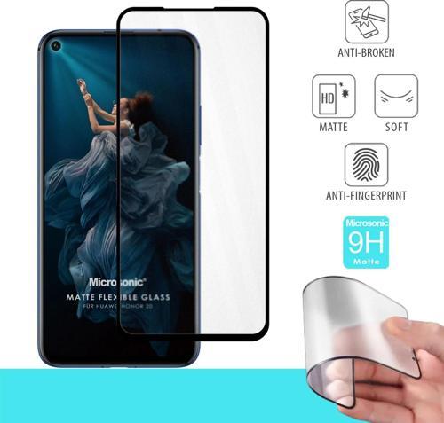 Huawei Honor 20 Seramik Matte Flexible Ekran Koruyucu Siyah