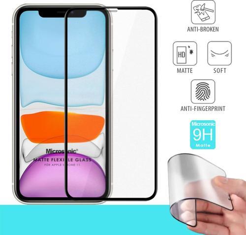 Apple iPhone 11 Seramik Matte Flexible Ekran Koruyucu Siyah