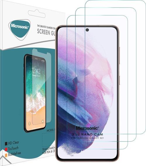 Samsung Galaxy S21 Screen Protector Nano Glass Cam Ekran Koruyucu (3 Pack)