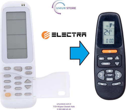 Electra Bosch Airwell Emailair RC3 Klima Kumandası
