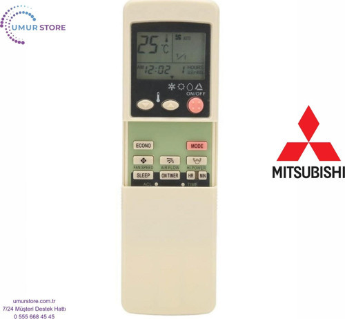Mitsubishi RKN502A500A Uyumlu Klima Kumandası- RK388 M388