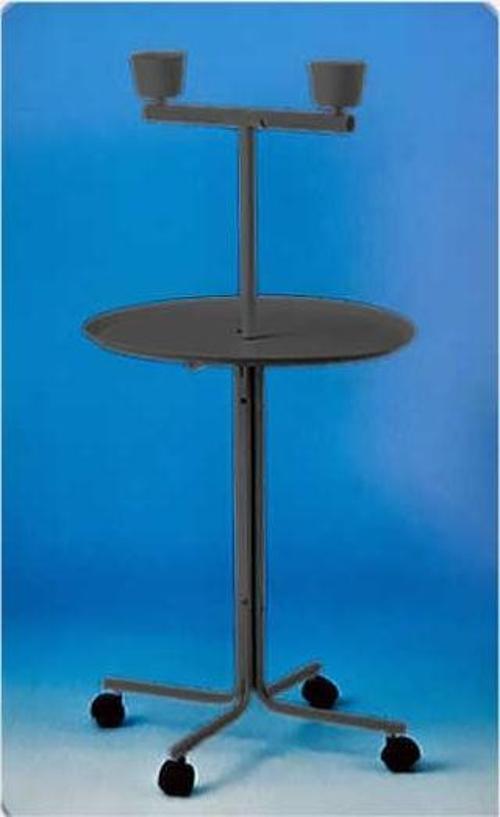 Papağan Sehpası Dövme Demir 58 cm Çap x 120 cm H
