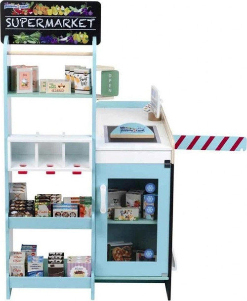 Ahşap Süpermarket Oyun Seti