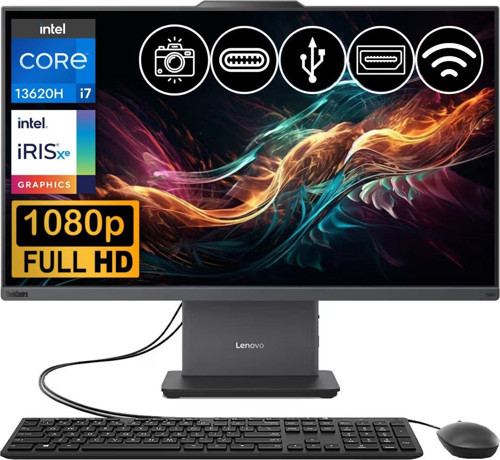 Thinkcentre Neo 50A i7-13620H 32GB 2TB SSD 27" W11Pro All in One Bilgisayar 12SAA01WTR ATL29