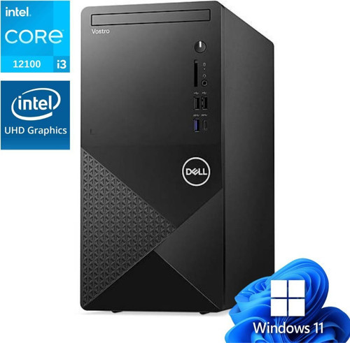 PC VOSTRO 3030 I3-12100 24GB DDR5 1TB SSD N6001VDT3030MT ATL17 UHD 730 Win11Pro Masaüstü Bilgisayar