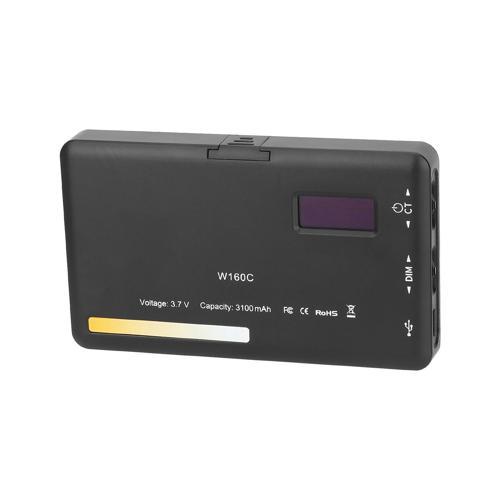 W160C Bicolor LED Video Işığı – Ayarlanabilir Parlaklık & Renk Sıcaklığı, USB-C, 3100mAh Batarya