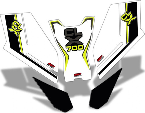 CF Moto 700 CL-X 2022-2024 Uyumlu Tank Pad Seti Sarı