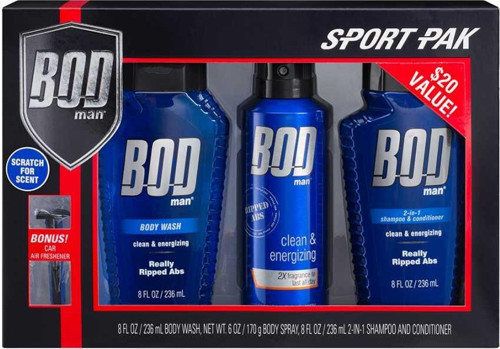 Really Ripped Abs Sport Pak Erkek Vücut Spreyi Hediye Seti