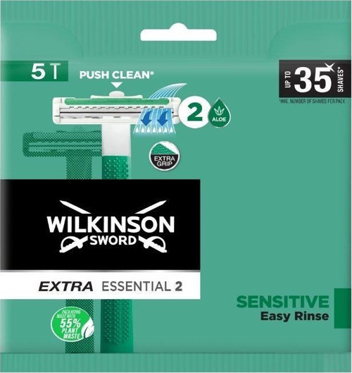 Extra Essential 2 Bıçaklı Erkek Kullan At Tıraş Bıçağı 5 Adet