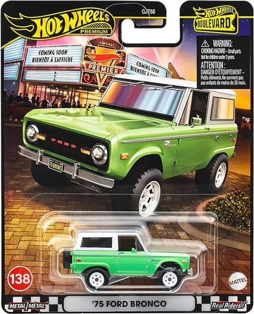 Hot Wheels Premium Boulevard 75 Ford Bronco JBL12