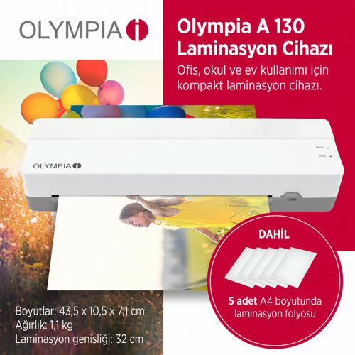 A130 Combo Laminasyon Makinesi Ve Giyotin Makinesi