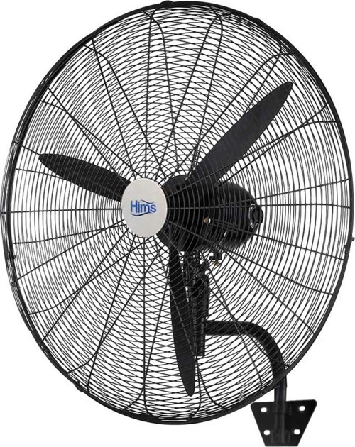 HEF-D750 210W 30 inç Siyah Alüminyum 3 Kanatlı Sanayi Tipi Duvar Vantilatörü