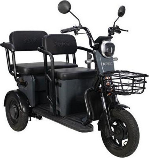 Volta Apec Apm5 3 Tekerli Elektrikli Motosiklet Gri