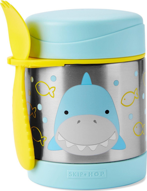 Skip Hop Zoo Paslanmaz Çelik Termos 325 ml Köpek Balığı