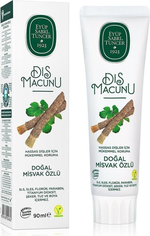Eyüp Sabri Tuncer Doğal Diş Macunu 90 Gr Misvak Özlü