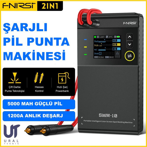 Fnirsiswm-10 Taşınabilir Akıllı Renkli Ekran Pil Punta Kaynak Makinesi