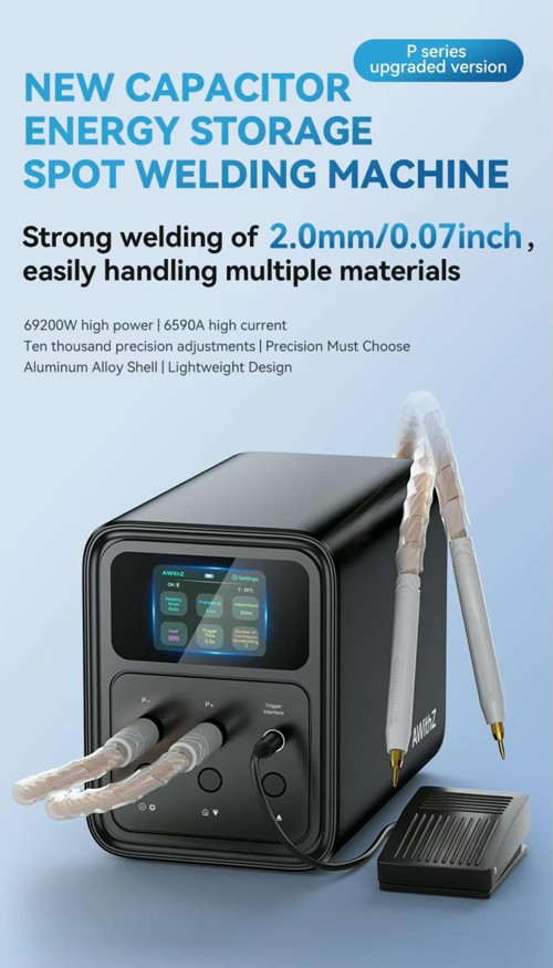 Awithz P90C 56,8 Kw Endüstriyel Farad Kapasitörlü Pil Punto Nokta Kaynak Makinesi