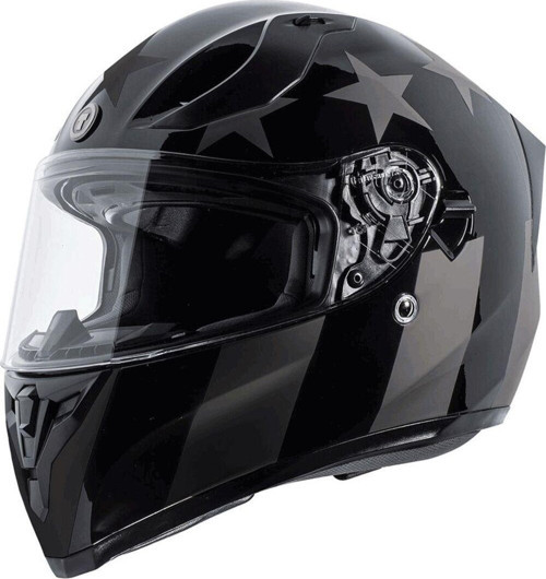 T-15 Midnight Rider Kapalı Motosiklet Kaskı Siyah