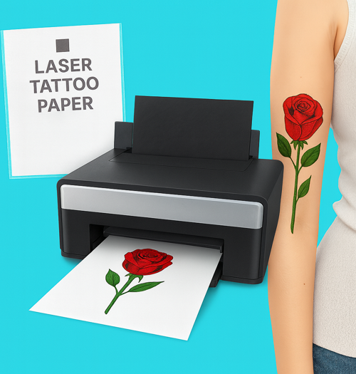 Geçici Dövme Kağıdı A4 1 yp (Lazer Yazıcı için)